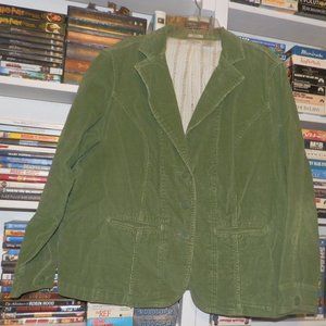 Corduroy Blazer, Green